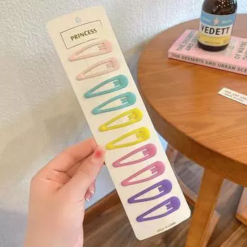 Высококачественный набор заколок для волос BB клипсы конфетных цветов для девочек и детей, заколка для волос, шпилька, аксессуары, женские, детские, зажим для волос, головной убор 5 cm