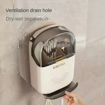 Высококачественный откидной контейнер для хранения палочек для еды, бытовая кухня, портативный многофункциональный настенный держатель для палочек и ложек 21x35x8cm зелёный