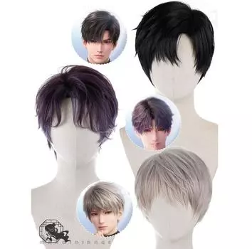 Высококачественный парик для косплея Love And Deepspace Rafayel Zayne Xavier, 30 см, короткие термостойкие синтетические волосы, парики в стиле аниме One Size