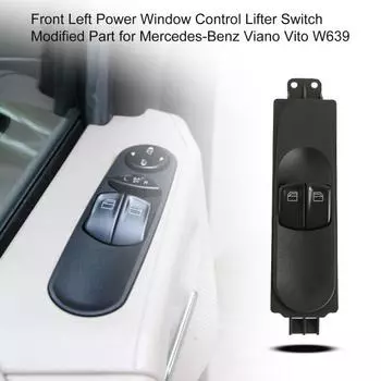 Высококачественный переключатель управления окном, надежный металлический, идеальная установка чёрный