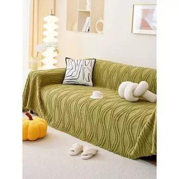 Высококачественный плюшевый чехол для дивана цвета матча, полотенце для дивана, новый осенне-зимний чехол для дивана, одеяло 180*130cm