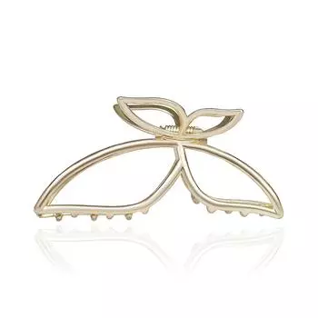 Высококачественный полый металлический зажим-бабочка, женский затылок, завивка волос, зажим-краб, большие волосы, многозажим-акула Size fits all