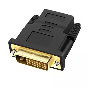 Высококачественный позолоченный 24-каратный адаптер DVI - HDMI для HDTV,