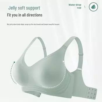 Высококачественный регулируемый спортивный бюстгальтер для женщин с большой грудью, мягкий, без косточек, доступен в тонких и больших размерах L 80BCDE