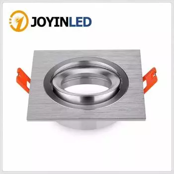 Высококачественный регулируемый встраиваемый светодиодный потолочный светильник GU10 MR16, держатели рамок, круглые квадратные светодиодные точечные светильники, светильники