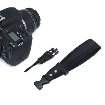 Высококачественный ремешок для камеры из неопрена, мягкий, быстросъемный ремешок для цифровой зеркальной камеры Canon Nikon Sony Fujifilm Fuji чёрный