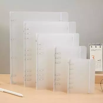 Высококачественный ремешок с матовой текстурой, вкладыш формата А4, прозрачная папка из полипропилена для хранения данных, книга с вкладными листами.