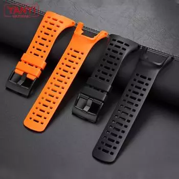 Высококачественный резиновый ремешок для часов Suunto Ambit 1/2/2S/2R/3 Sport/3 Run/3 PEAK, сменные ремешки на запястье, гибкий ремешок