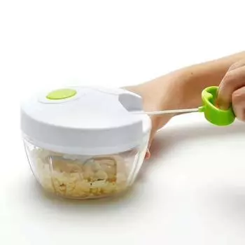 Высококачественный ручной веревочный измельчитель для пищевых продуктов, процессор для измельчения силикатов, салатница, чесночная и луковая терка, кухонные принадлежности