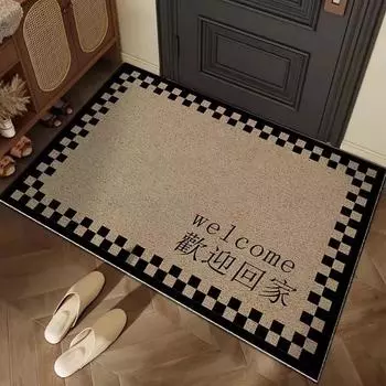 Высококачественный шелковый коврик Chajifeng для прихожей: Толстый, устойчивый к грязи и слякоти, износостойкий 30cm x 40cm Small
