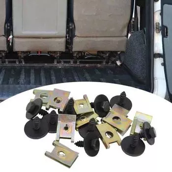 Высококачественный шестигранный винт, практичный, широко используемый, прочный автомобильный двигатель, зажим для крышки лотка чёрный