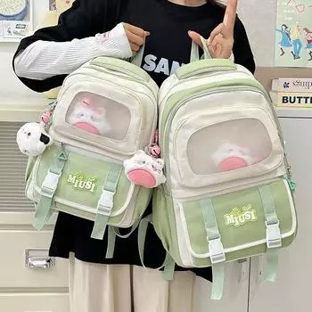 Высококачественный школьный рюкзак для студенток колледжа, модный и легкий рюкзак для путешествий, для старшеклассников, рюкзак большой вместимости Small фиолетовый