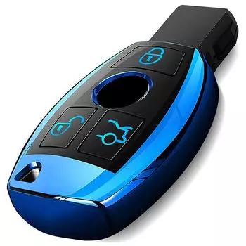 Высококачественный силиконовый чехол для ключей из ТПУ для Mercedes Benz W205 W212 X166 W176 W211 W204 W222 W463 CLA GLC GLK аксессуары красный