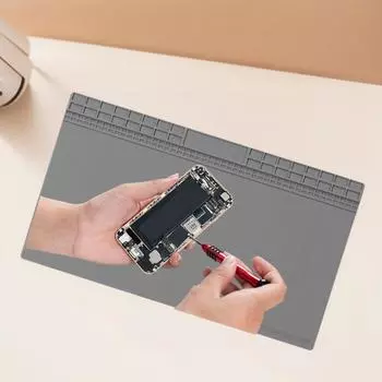 Высококачественный термостойкий кремниевый BGA паяльная станция ремонтный коврик 70x40 см для электронных устройств синий