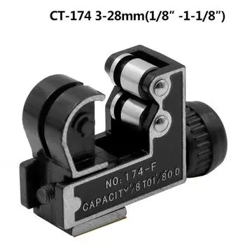 Высококачественный труборез, мини-регулируемый труборез, режущий инструмент для труб из меди, алюминия, пластика, диаметром 3–28 мм чёрный