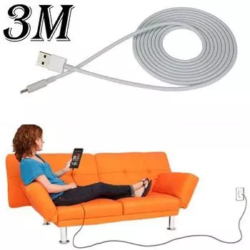 Высококачественный USB-кабель для зарядки 2 м/3 м, универсальный мобильный телефон Apple Type-C, Android, длинная линия зарядки Android(2M)