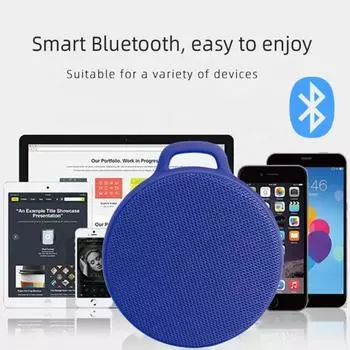Высококачественный водонепроницаемый мини-динамик Bluetooth Speake R. Встроенный аккумулятор большой емкости для длительного воспроизведения. Подходит для пляжа и улицы. зелёный