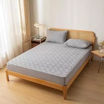 Высококачественный водонепроницаемый наматрасник, дышащая антибактериальная стеганая простыня с эластичной лентой, простыня 2pillowcase50x75cm