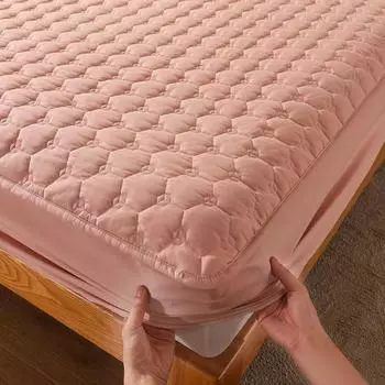 Высококачественный водонепроницаемый стеганый наматрасник, универсальный антибактериальный чехол для кровати для матери и ребенка, простыня без наволочки 90x200x30cm