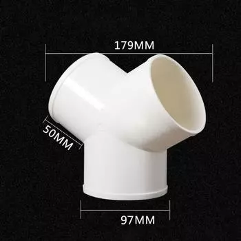 Высококачественный воздуховод для домашней вентиляции, воздуховод, соединитель воздуховода Y Shape 100mm