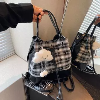 Высококачественный женский рюкзак в горошек Niche, рюкзак в иностранном стиле, дорожная сумка-мессенджер через плечо