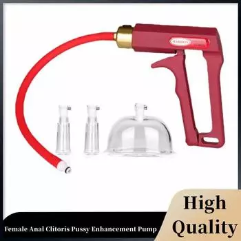 Высококачественный женский вакуумный насос для киски, ручной насос для влагалища, сосков, стимулятор груди, клитора, массажер для сосания, секс-игрушка для взрослых