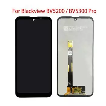 Высококачественный ЖК-дисплей для Blackview BV5200 BV5300 Pro, ЖК-дисплей, дигитайзер сенсорного экрана, ЖК-экран, часть в сборе BV5200 чёрный