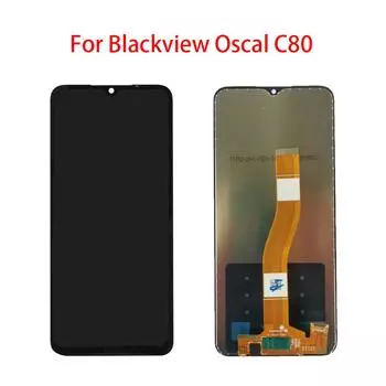 Высококачественный ЖК-дисплей для Blackview Oscal C80, ЖК-дисплей, дигитайзер сенсорного экрана, ЖК-экран, часть в сборе чёрный