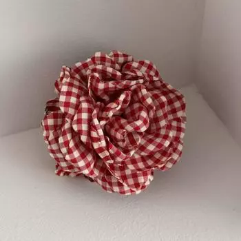 Высококлассная новая сетчатая цветочная заколка для волос для женщин, простой и объемный аксессуар для затылка, идеально подходящий для лета.