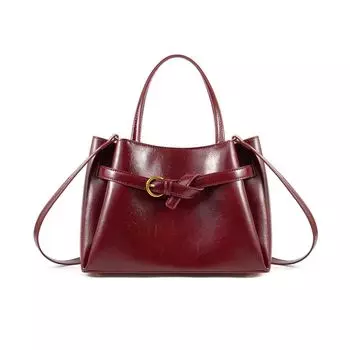 Высококлассная простая сумка для мамы Свадебная сумочка Большая вместимость Красная сумка Модная элегантная женская сумка-мессенджер Red