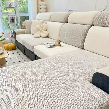 Высококлассный и роскошный чехол для дивана из синели, универсальный чехол «все включено», минималистичная всесезонная диванная подушка, нескользящая ткань с полным покрытием S