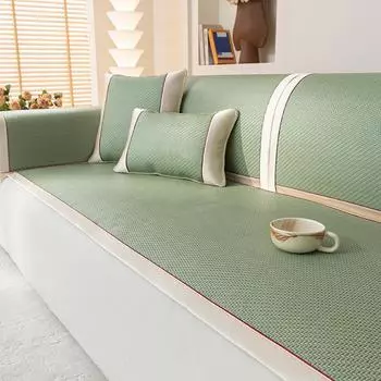 Высококлассный коврик для дивана из ротанга, летняя подушка для льда, подушка из цельного дерева, летняя ткань для чехла на диван 60*60cm