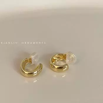 Высококлассный легкий роскошный кафф для уха в виде москитной спирали для женщин - Не требует пирсинга - Модный и элегантный дизайн 2022 года.