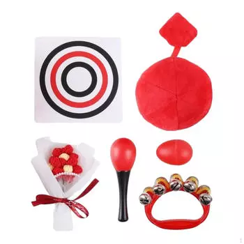 Высококонтрастная детская игрушка с карточками, визуальный мяч для раннего развития, маракас, погремушка для яиц