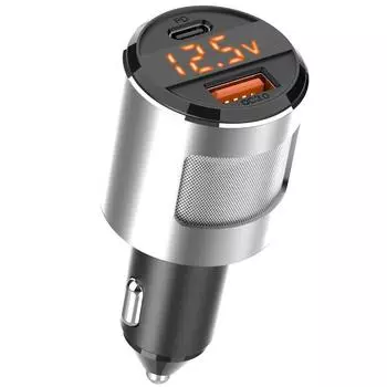 Высокомощное автомобильное зарядное устройство 65 Вт с интерфейсом Pd Qc3.0, мониторинг напряжения быстрой зарядки Sc01, устройства для зарядки аккумулятора ноутбука