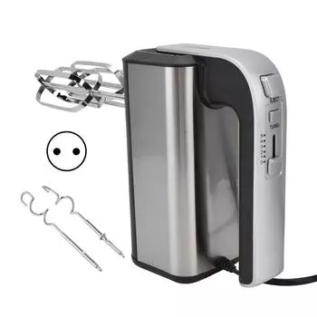 Высокомощный электрический венчик для смешивания масла, 5-ступенчатый регулируемый электрический венчик для яиц для дома