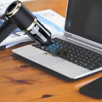 Высокомощный беспроводной пылесос 5500 Па, ручной автомобильный пылесос, набор для чистки автомобиля, аксессуары для автомобиля, путешествия, автофургона белый