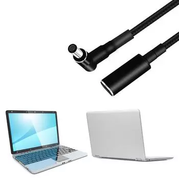 Высокомощный кабель для зарядки USB C PD DC6544 6,5x4,4 мм, универсальный для ноутбуков и устройств USB C