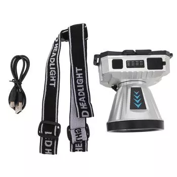 Высокомощный перезаряжаемый светодиодный супер яркий светодиодный фонарь с регулируемым углом наклона портативный водонепроницаемый для улицы