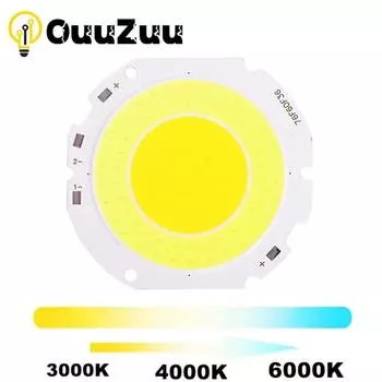 Высокомощный светодиодный чип COB 7660, источник света DC30V150V для лампы накаливания, 50 Вт, холодный белый 5000LM для светодиодных прожекторов, сделай сам 90-100V Warmwhite 30W