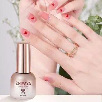 Высокопигментированный практичный превосходный 8 мл гладкая текстура полуперманентный лак для ногтей маникюрный лак жидкий гель для ногтей L