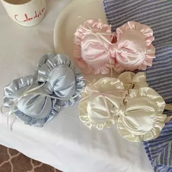 Высокопрочная резинка для волос с бантом, ткань, маленькая подушечка, резинка для волос, модное женское кольцо-бантик pink-bowknot