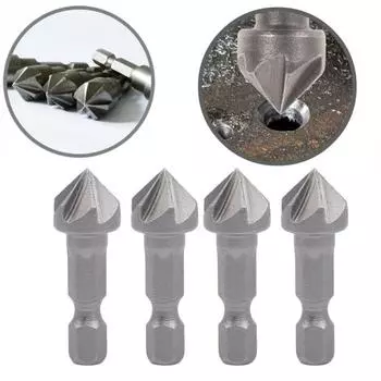 Высокопрочное сверло для снятия фаски, термообработка, удаление стружки, компактная зенковка для фаски