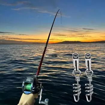 Высокопрочные рыболовные вертлюги и карабины. Прочный шарикоподшипниковый вертлюг со сварными кольцами для рыбалки в соленой воде. 4