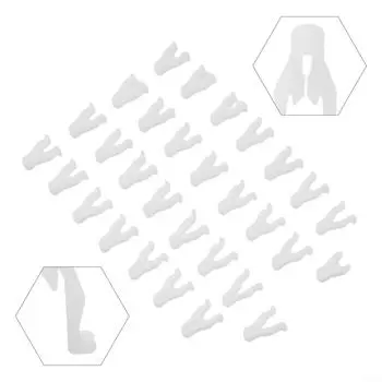 Высокопрочный белый пластиковый нейлоновый зажим для переключателя для Toyota и Lexus