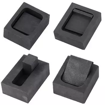 Высокопрочный графитовый слиток, тигель для плавки золота и серебра, литья, очистки 25g