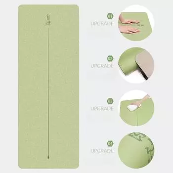 Высокопрочный износостойкий спортивный коврик для йоги из натуральной резины и полиуретана