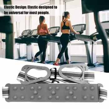 Высокопрочный массажный пояс из нейлона Relax Massage серый