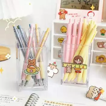 Высокопрочный практичный акриловый прозрачный держатель для кистей для макияжа большой емкости, держатель для косметических кистей чистый