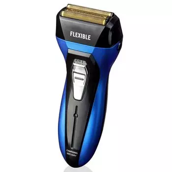 Высокопроизводительная электрическая 3 гибкая 40 минут непрерывной замены лезвий щетка для чистки в комплекте [FaFe] бритва, мужская бритва, лезвия, перезаряжаемая, синий